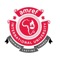 Amref International University logo